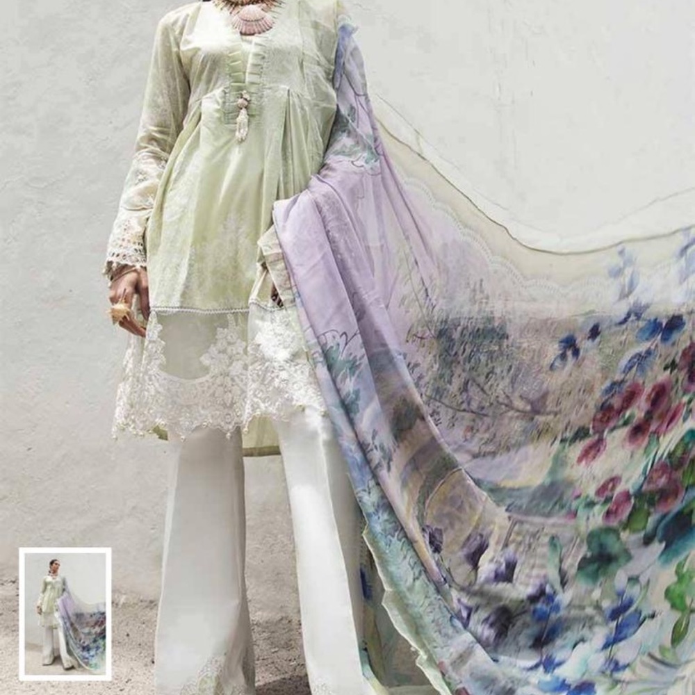 Maria B lawn 3 piece mommy and me